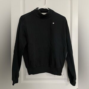 G-STAR RAW BLACK CREWNECK - X SMALL
